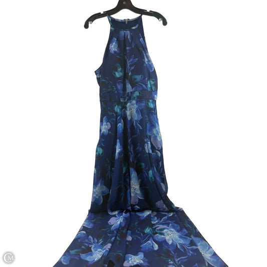 Dress Party Long By Clothes Mentor In Blue, Size: S