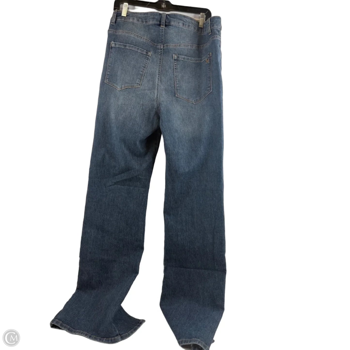 Jeans Boot Cut By Grace & Lace In Blue Denim, Size: 14