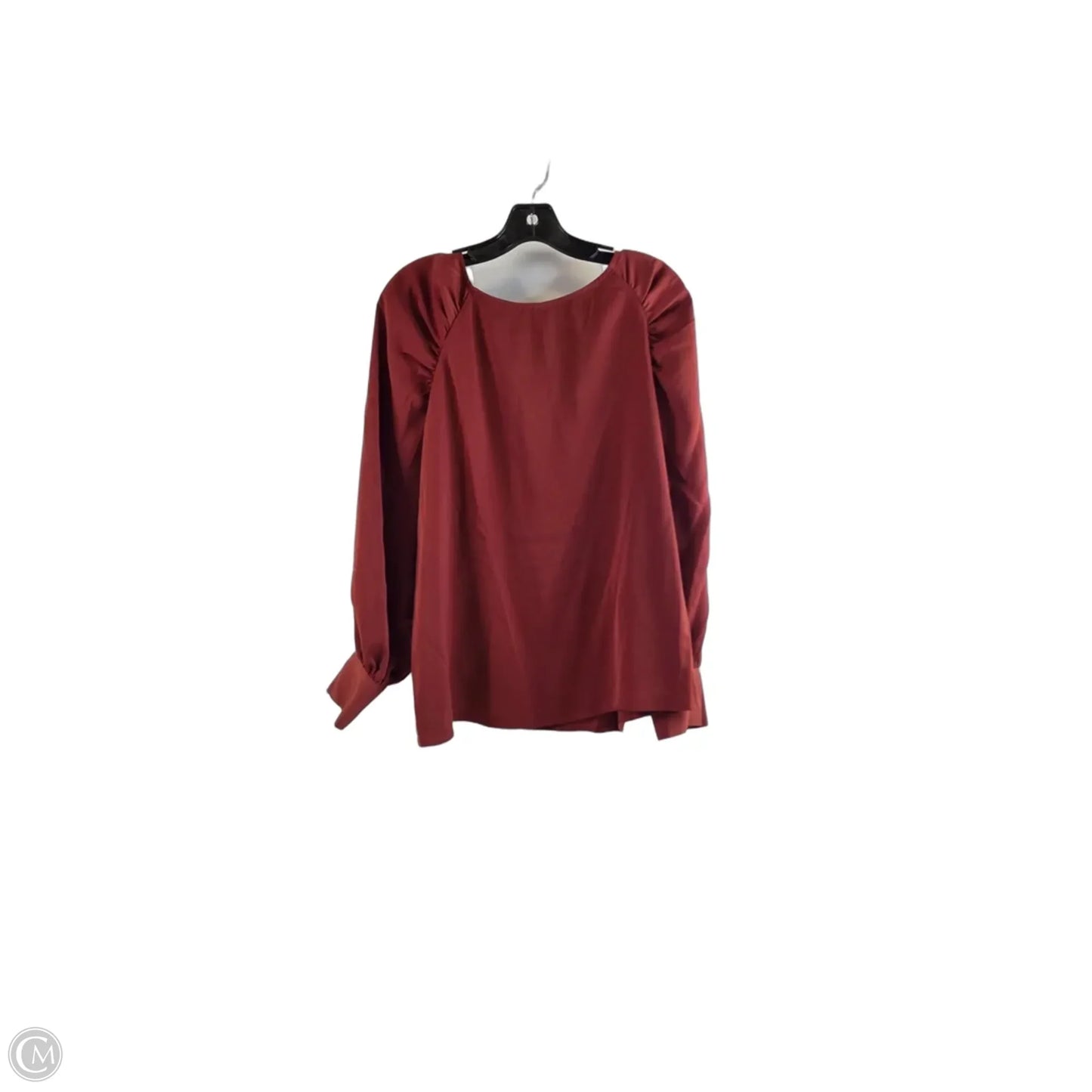 Top Long Sleeve By Banana Republic In Copper, Size: L