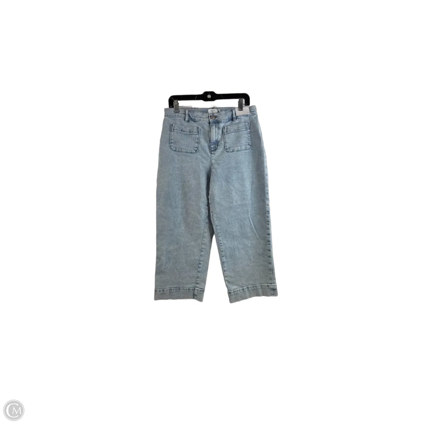 Jeans Wide Leg By Loft In Blue Denim, Size: 10
