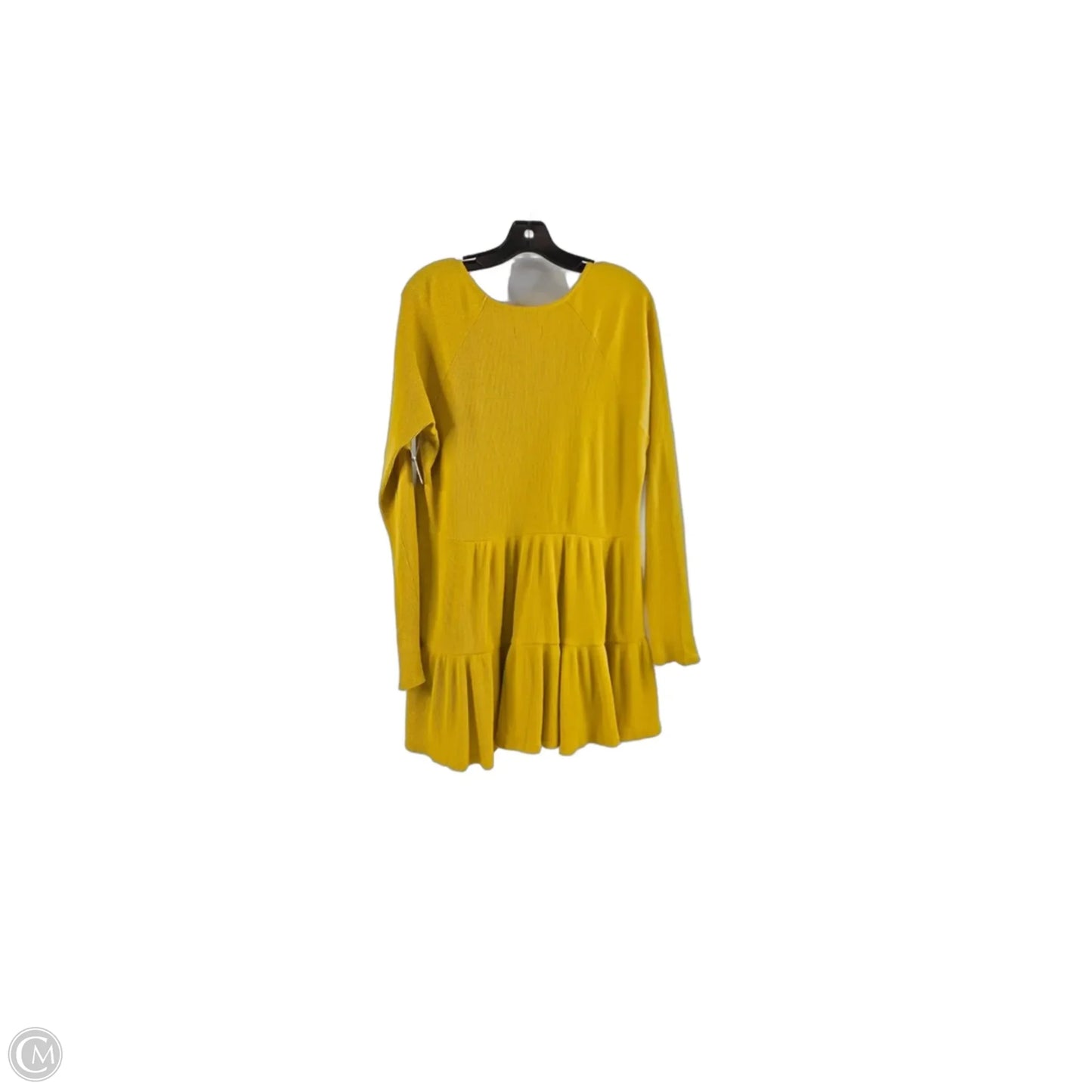 Top Long Sleeve By Maeve In Yellow, Size: L