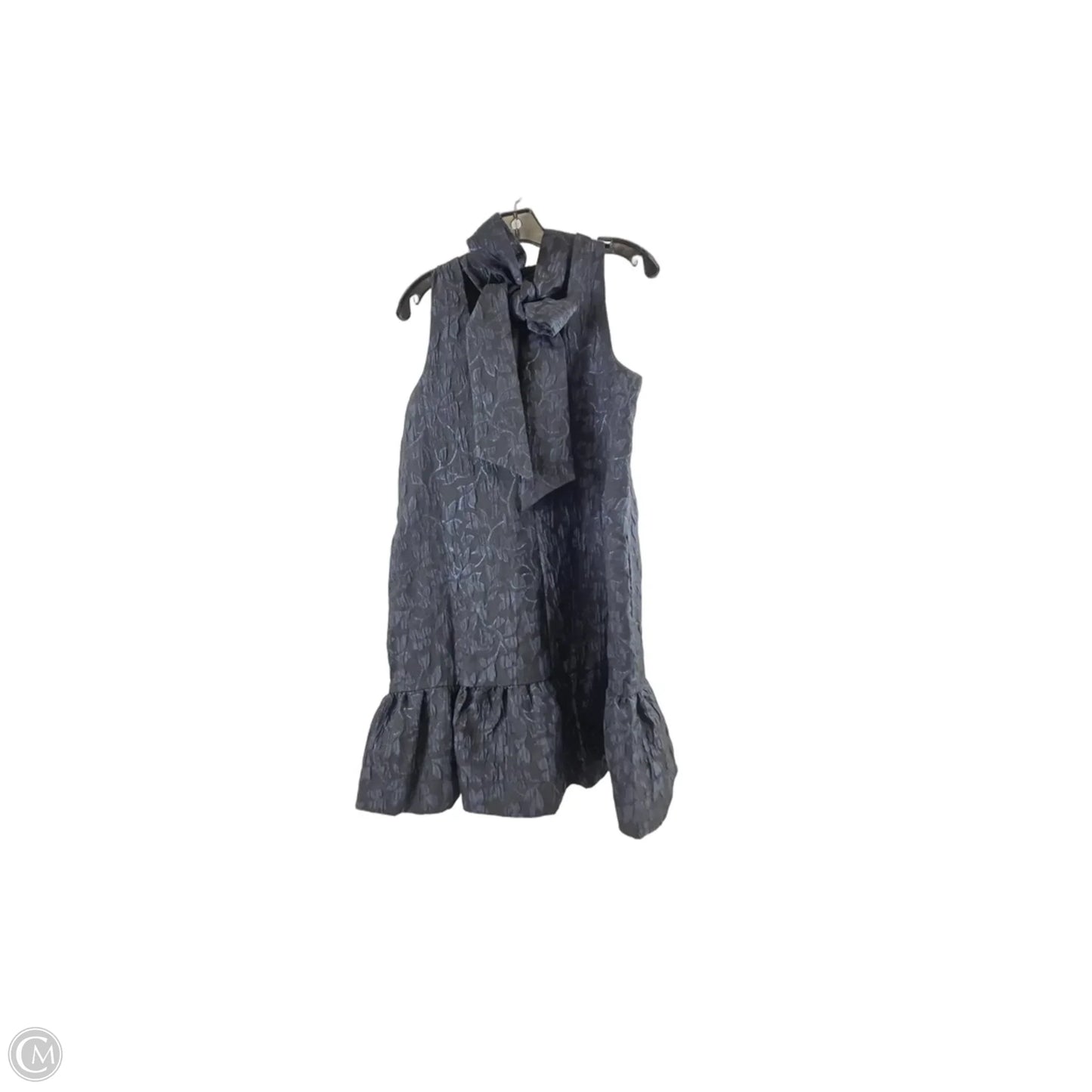 Dress Casual Midi By Scoop In Black & Blue, Size: M