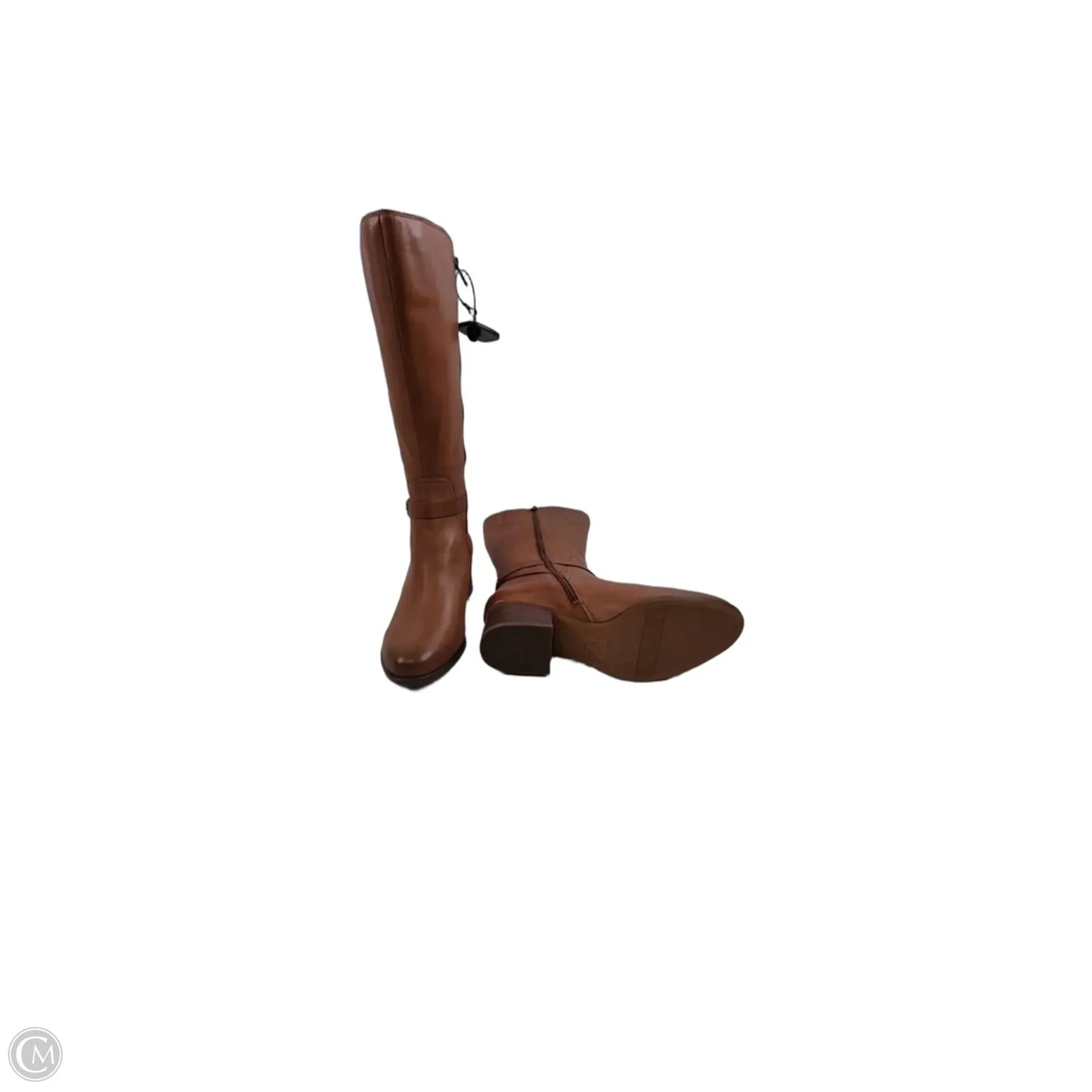 Boots Knee Heels By Naturalizer In Brown, Size: 10.5