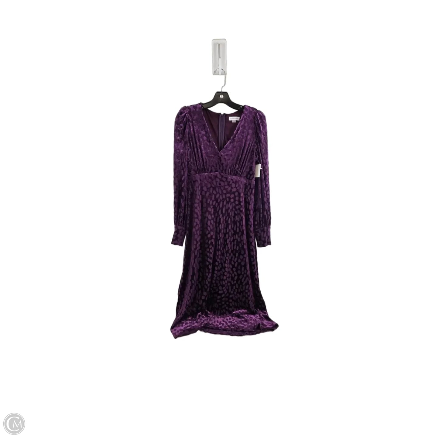 Dress Casual Maxi By Calvin Klein In Purple, Size: S