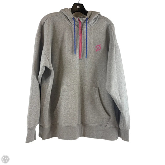 Sweatshirt Hoodie By Peloton In Grey, Size: Xl