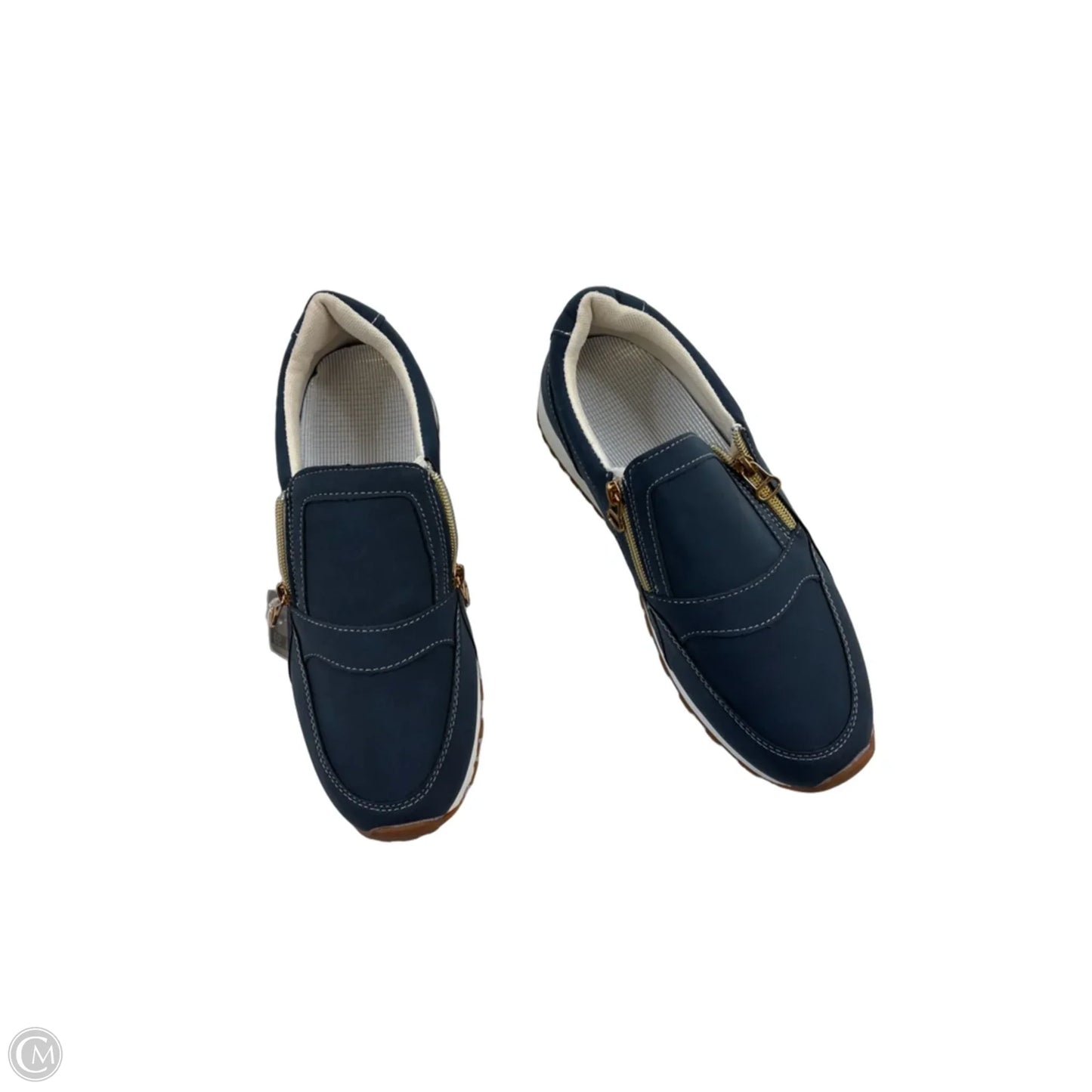Shoes Flats By Clothes Mentor In Blue, Size: 9