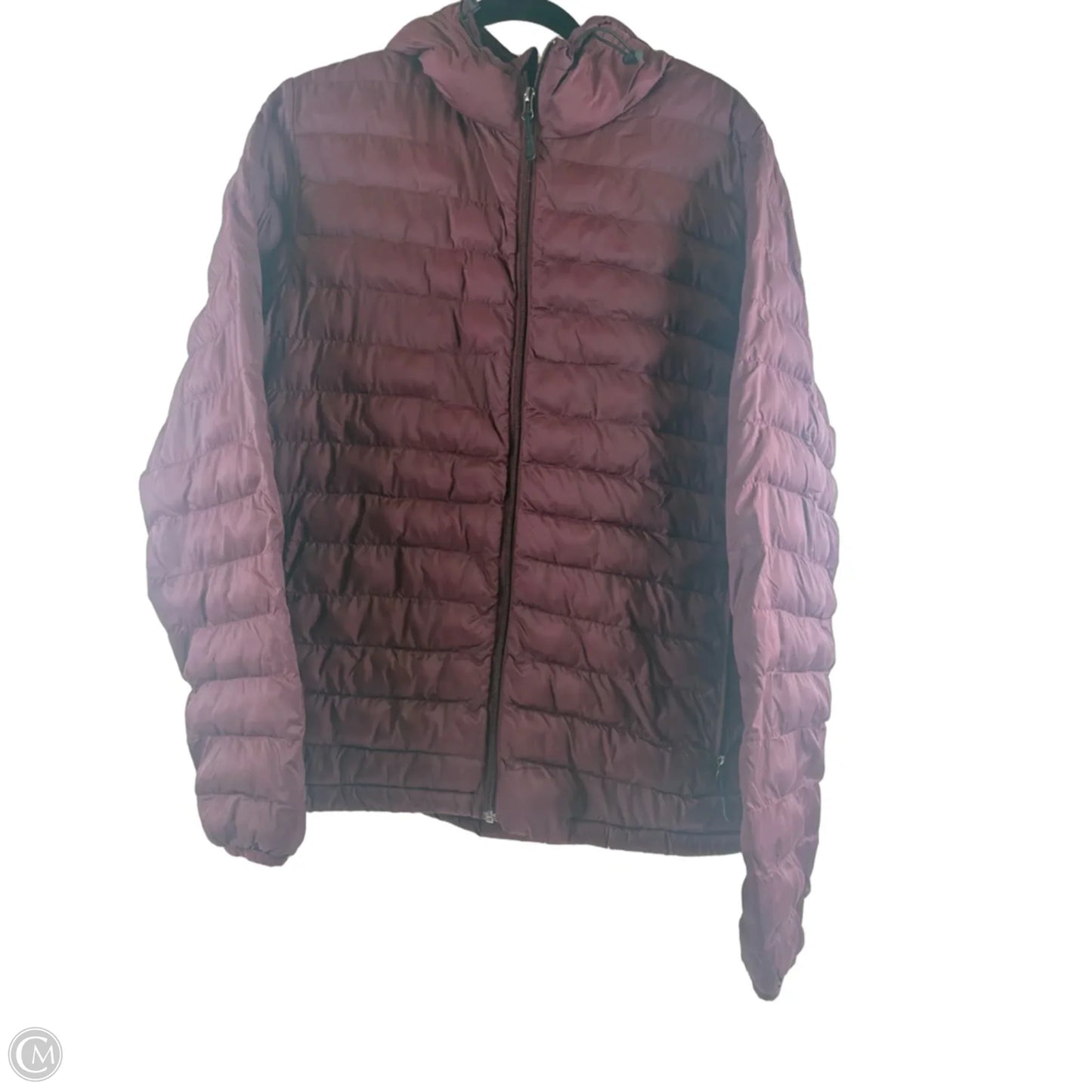 Jacket Puffer & Quilted By Clothes Mentor In Maroon, Size: M