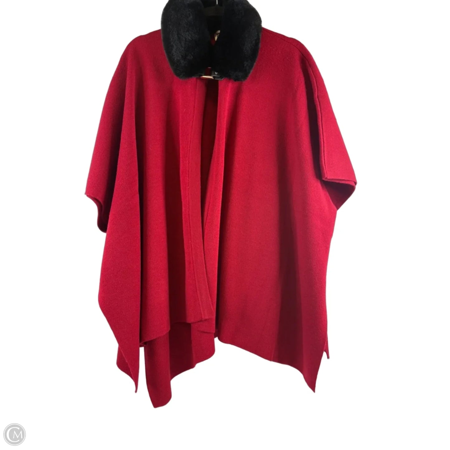 Poncho By Anne Klein In Red, Size: S