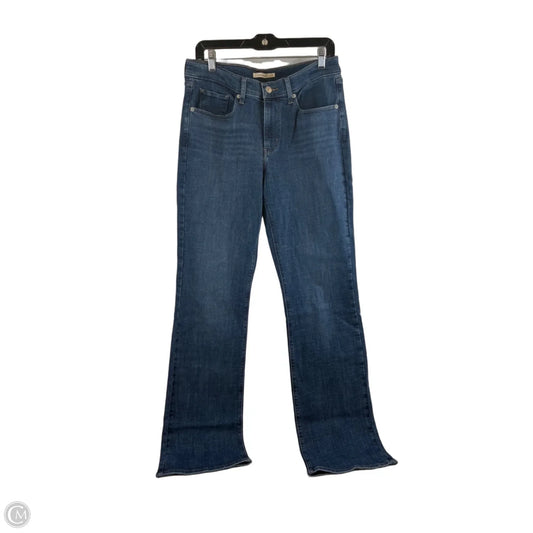 Jeans Boot Cut By Levis In Blue Denim, Size: 10