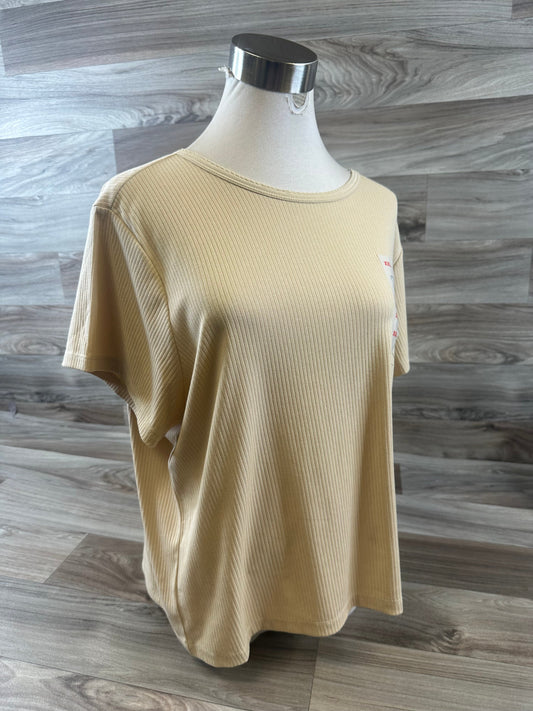 Tan Top Short Sleeve Basic Old Navy, Size Xxl