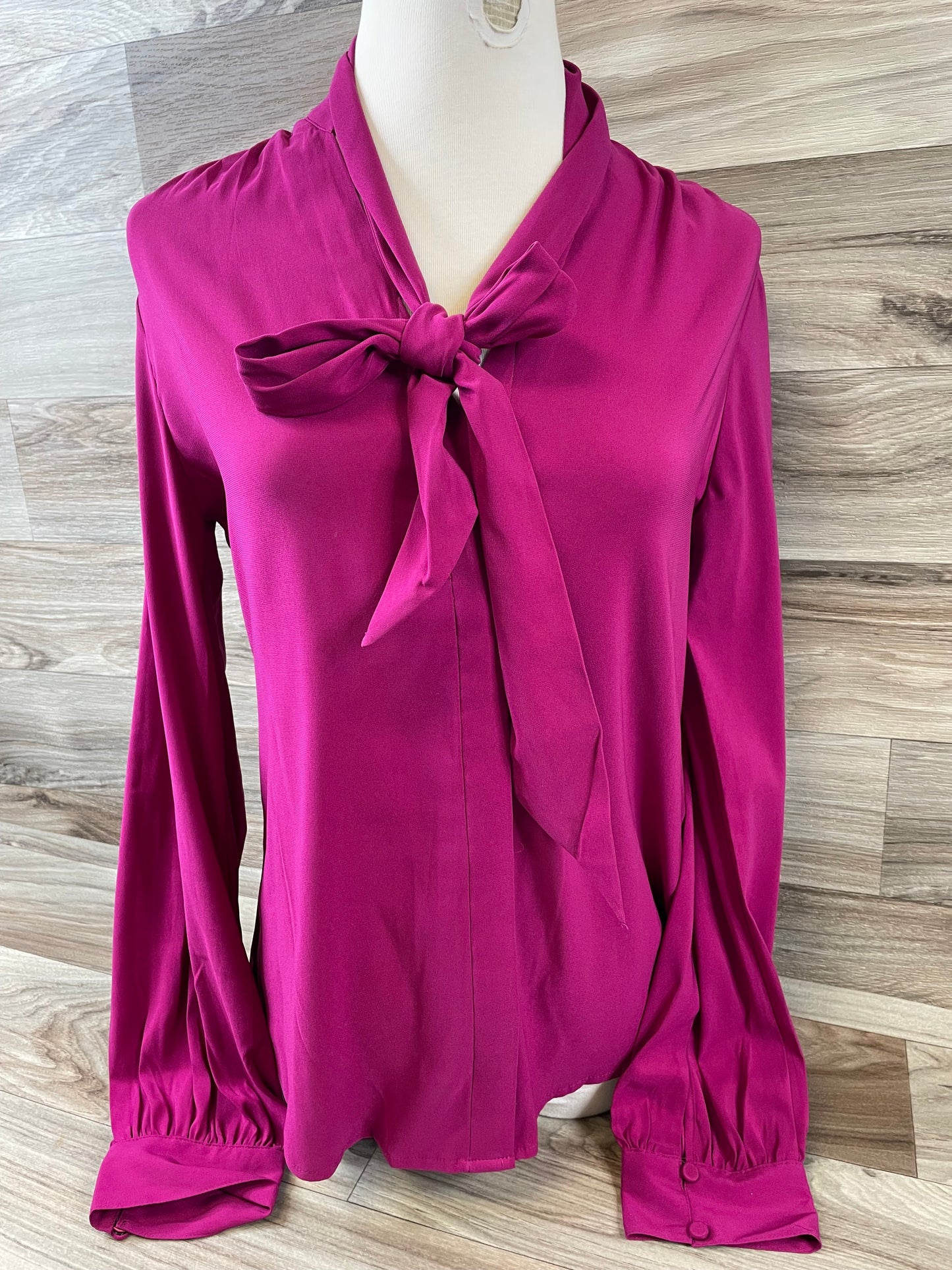 Pink Top Long Sleeve Express, Size S