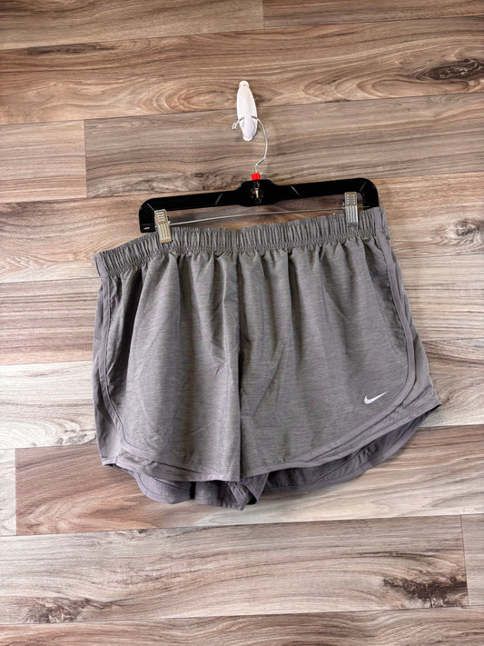 Grey Athletic Shorts Nike Apparel, Size Xxl