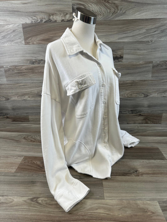 White Top Long Sleeve Aerie, Size M