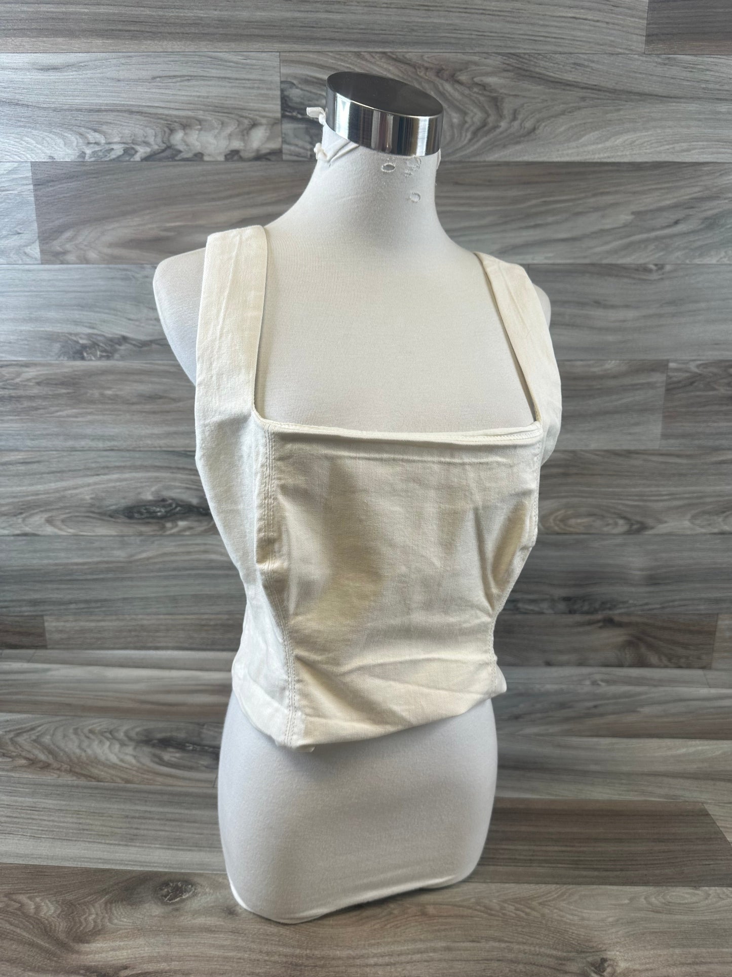 Top Sleeveless Basic By Z Supply In Ivory, Size: L