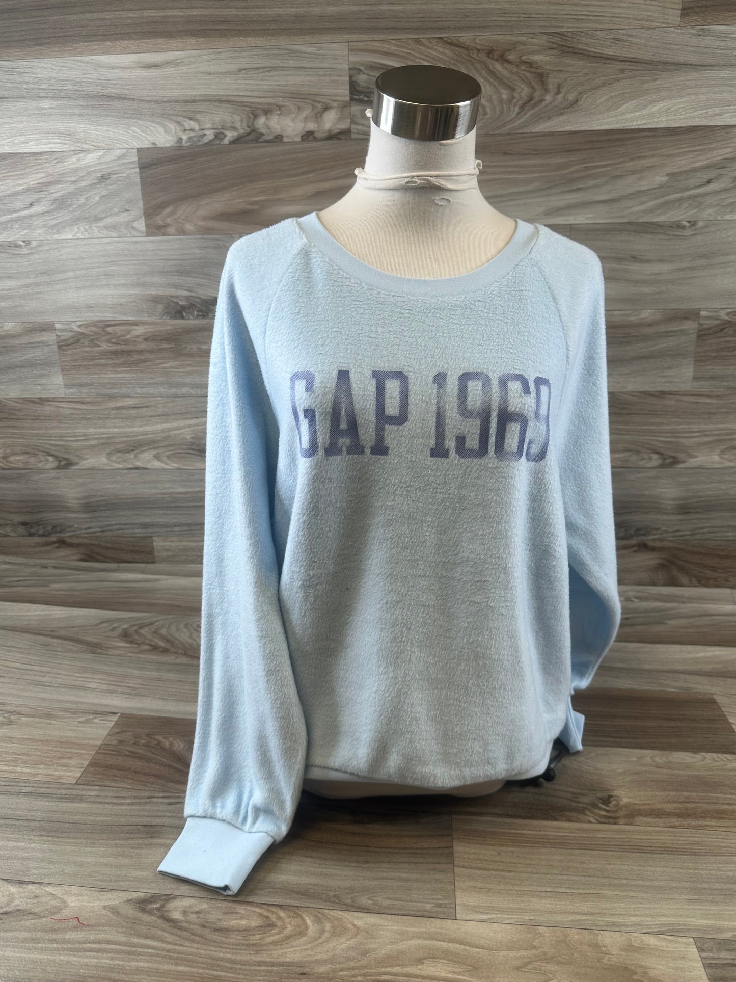 Top Long Sleeve By Gap In Blue, Size: S