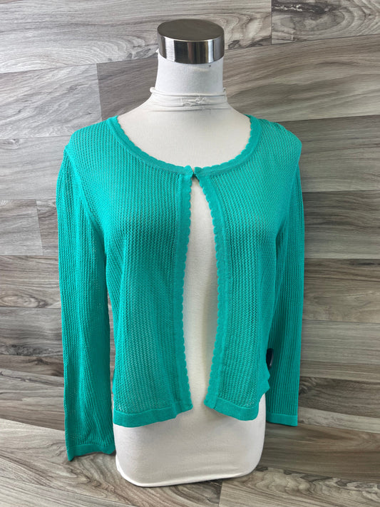 Cardigan By Talbots In Aqua, Size: S