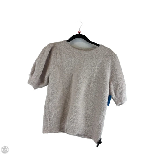 Sweater Short Sleeve By Skies Are Blue In Pink & Silver, Size: S