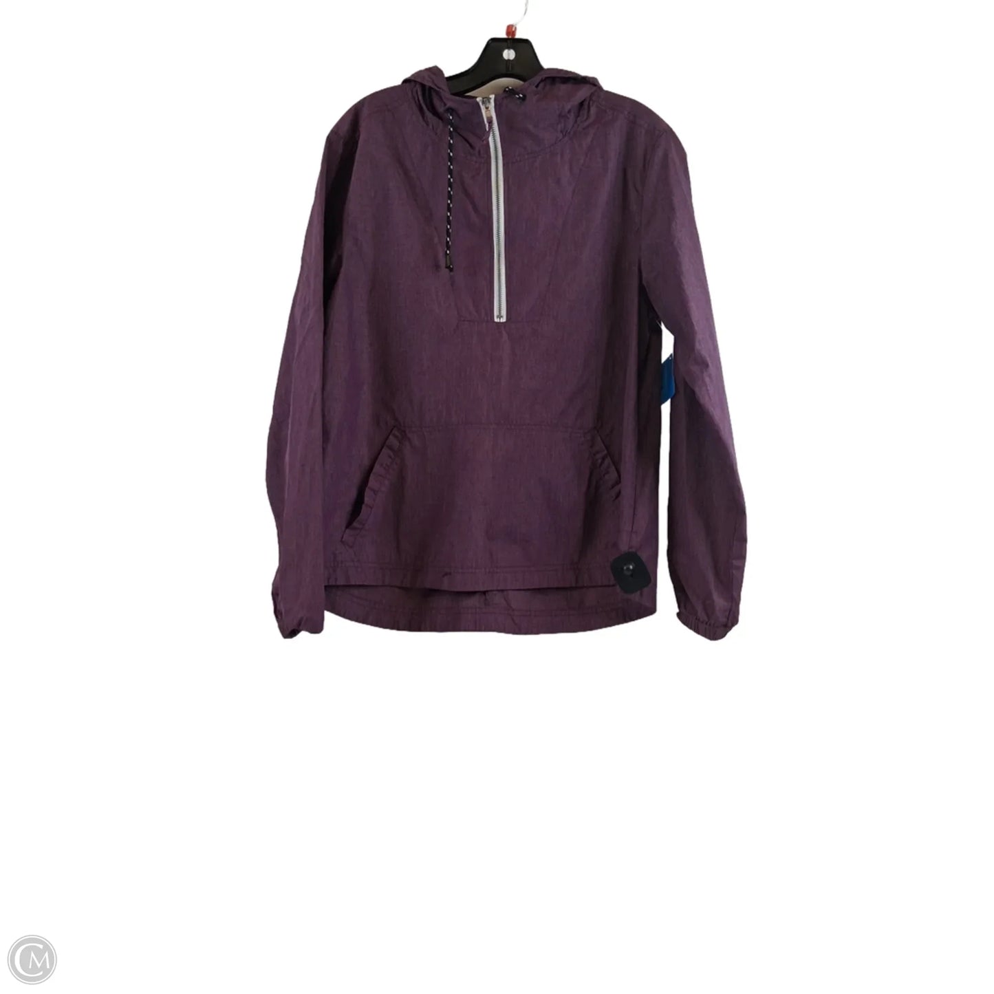Jacket Windbreaker By Clothes Mentor In Purple, Size: M