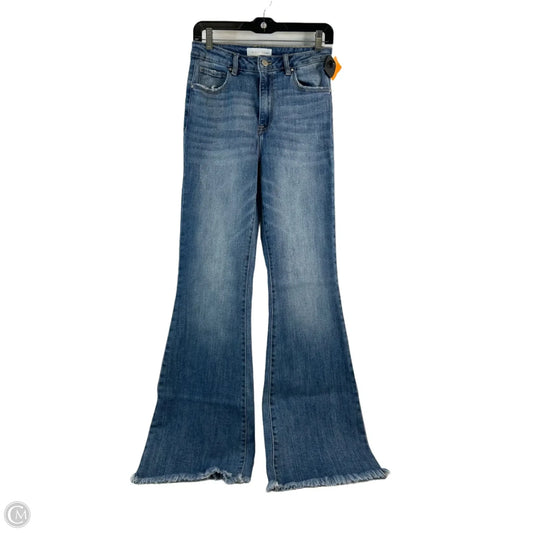 Jeans Flared By Risen In Blue Denim, Size: 4