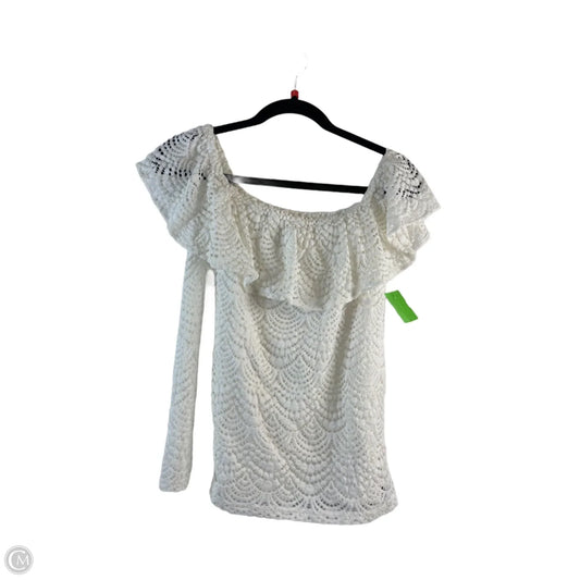 Top Sleeveless Designer By Lilly Pulitzer In White, Size: S