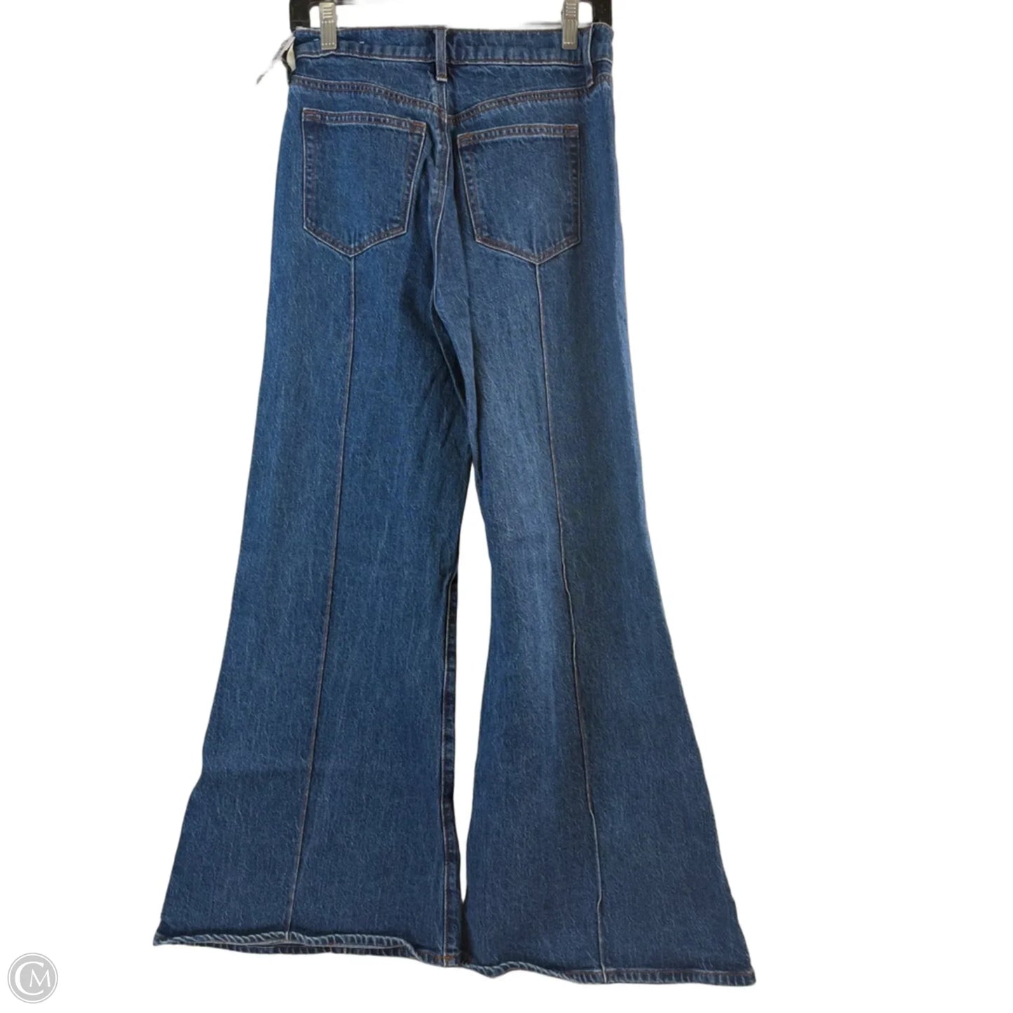 Jeans Flared By Loft In Blue Denim, Size: 4