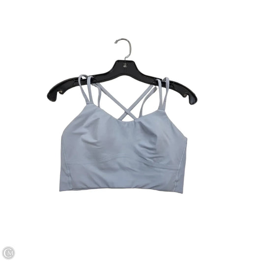 Athletic Bra By Lululemon In Blue, Size: 6