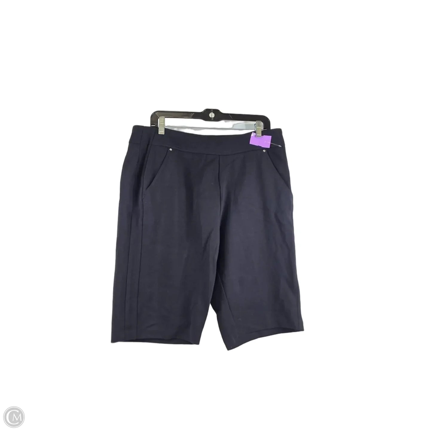 Shorts By Greg Norman In Black, Size: 14