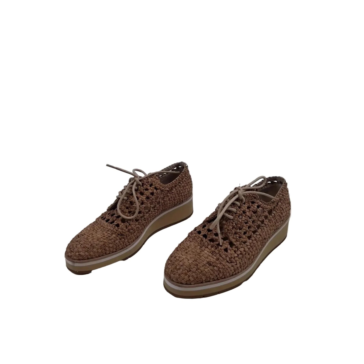 Shoes Heels Platform By Donald Pliner In Tan, Size: 8.5
