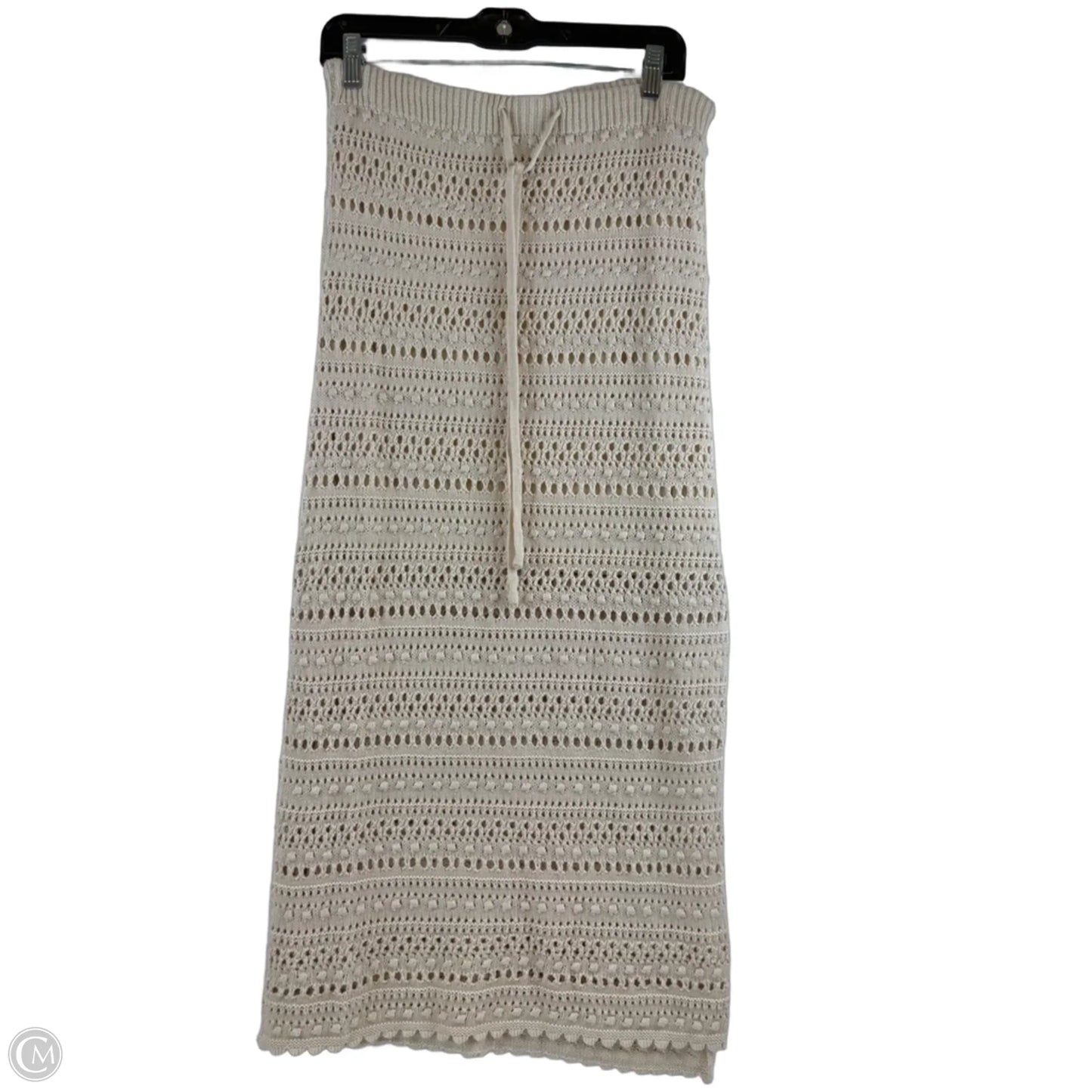 Skirt Maxi By Happily Grey In Cream, Size: 12