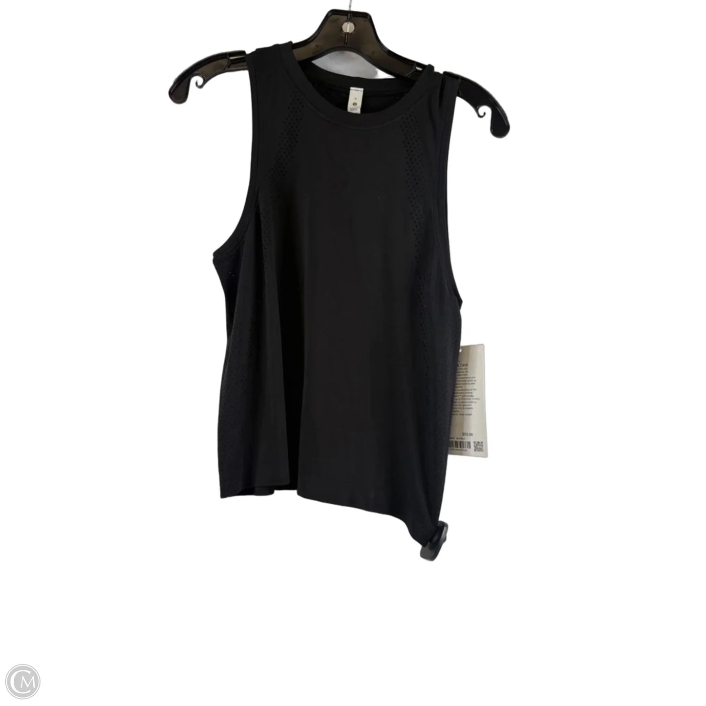 Athletic Tank Top By Lululemon In Black, Size: 4