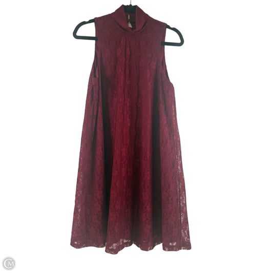 Dress Casual Short By Maurices In Maroon, Size: M