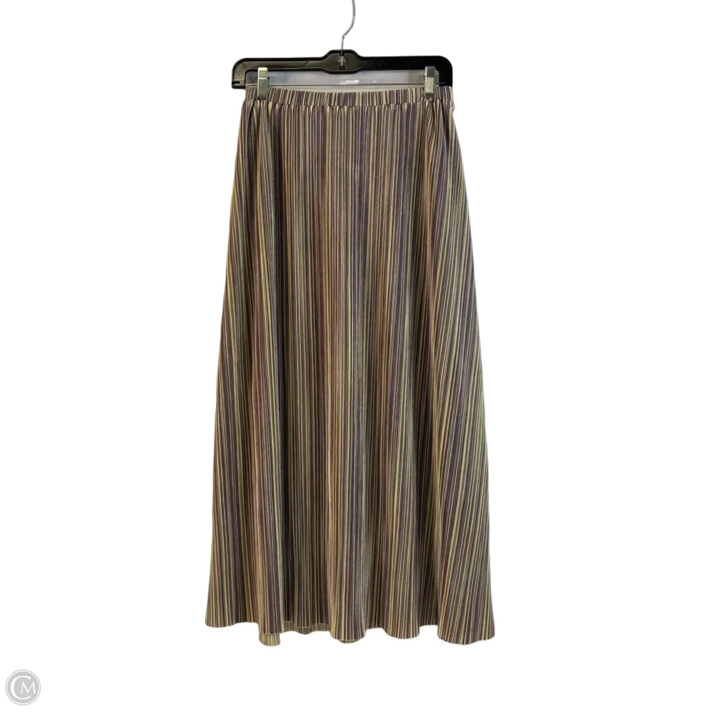 Skirt Maxi By Papermoon In Purple & Yellow, Size: 8