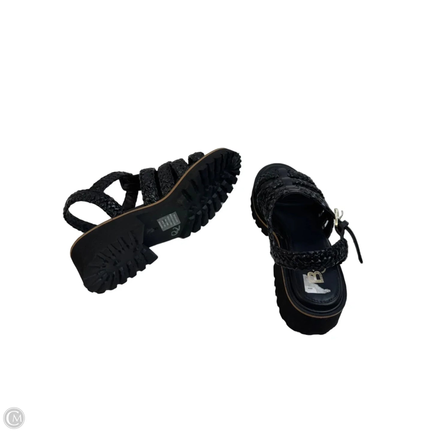 Sandals Heels Block By Seychelles In Black, Size: 9