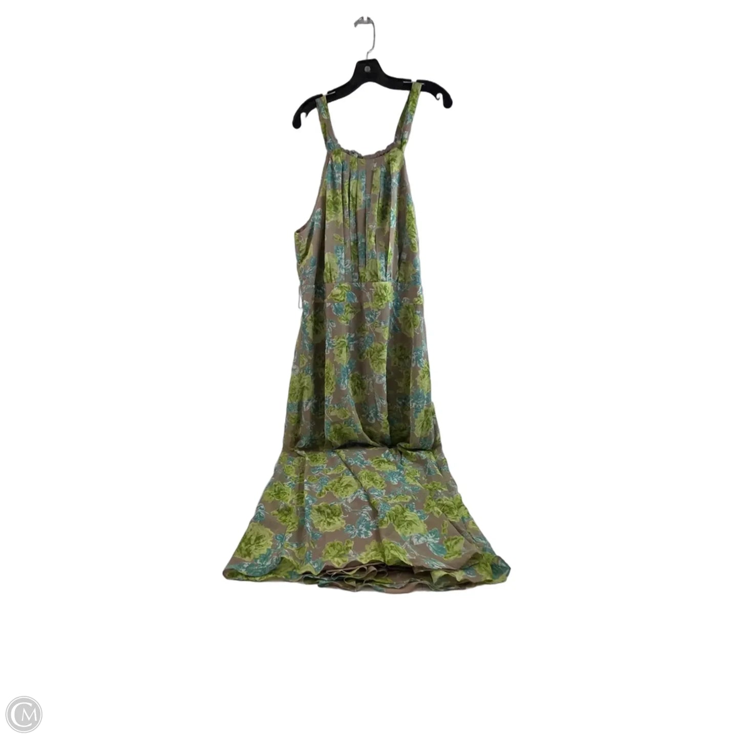 Dress Casual Maxi By R And K Originals In Green, Size: Xl