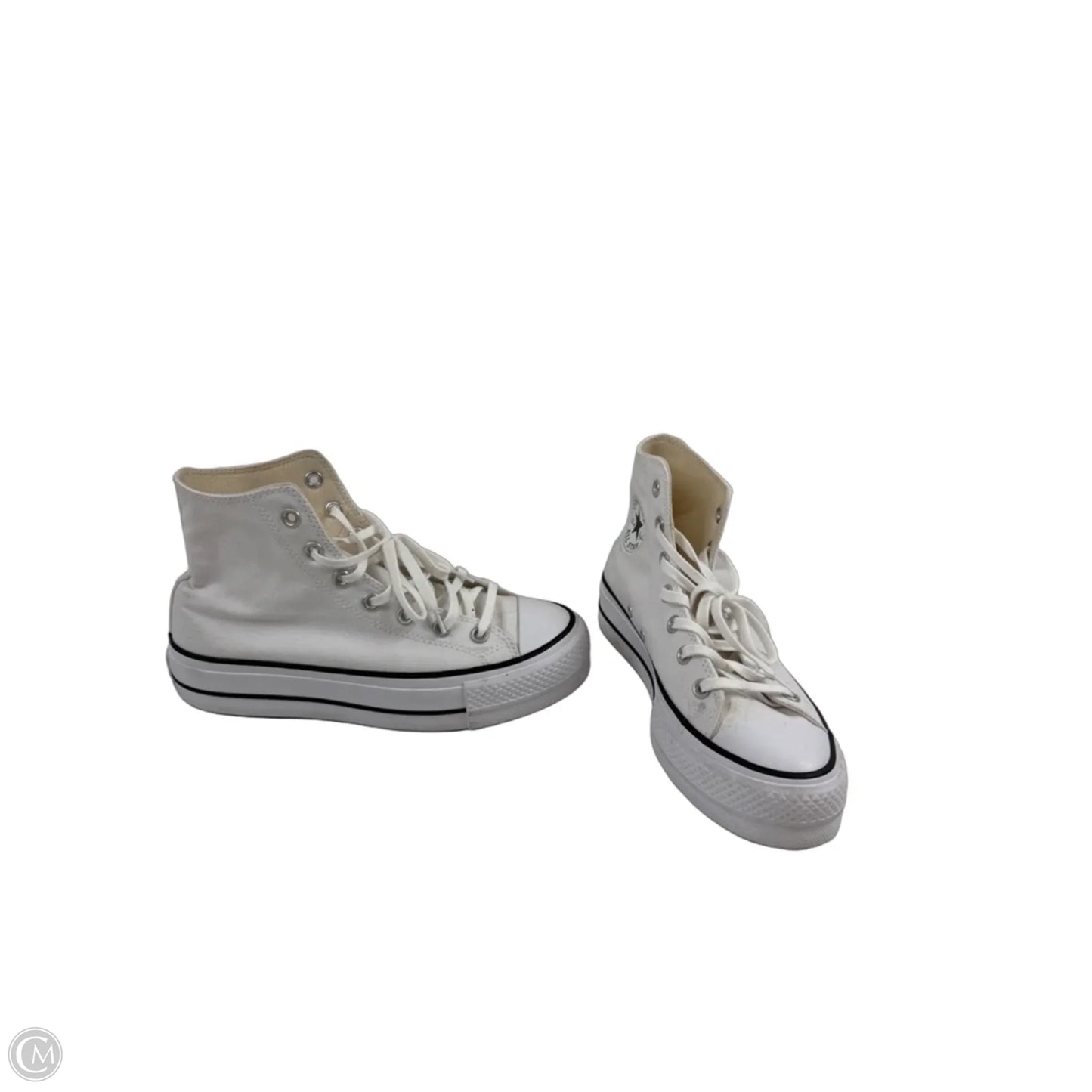 Shoes Sneakers Platform By Converse In White, Size: 7.5