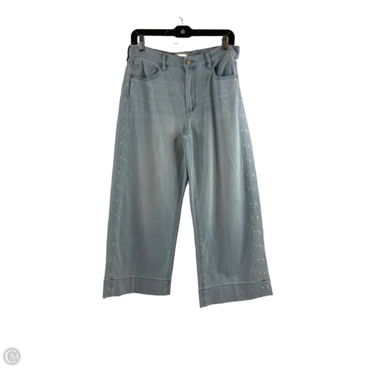 Jeans Cropped By Liverpool In Blue Denim, Size: 6