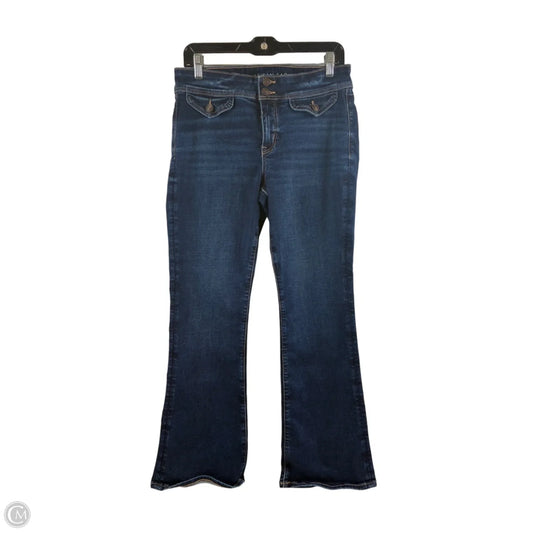 Jeans Boot Cut By American Eagle In Blue Denim, Size: 8