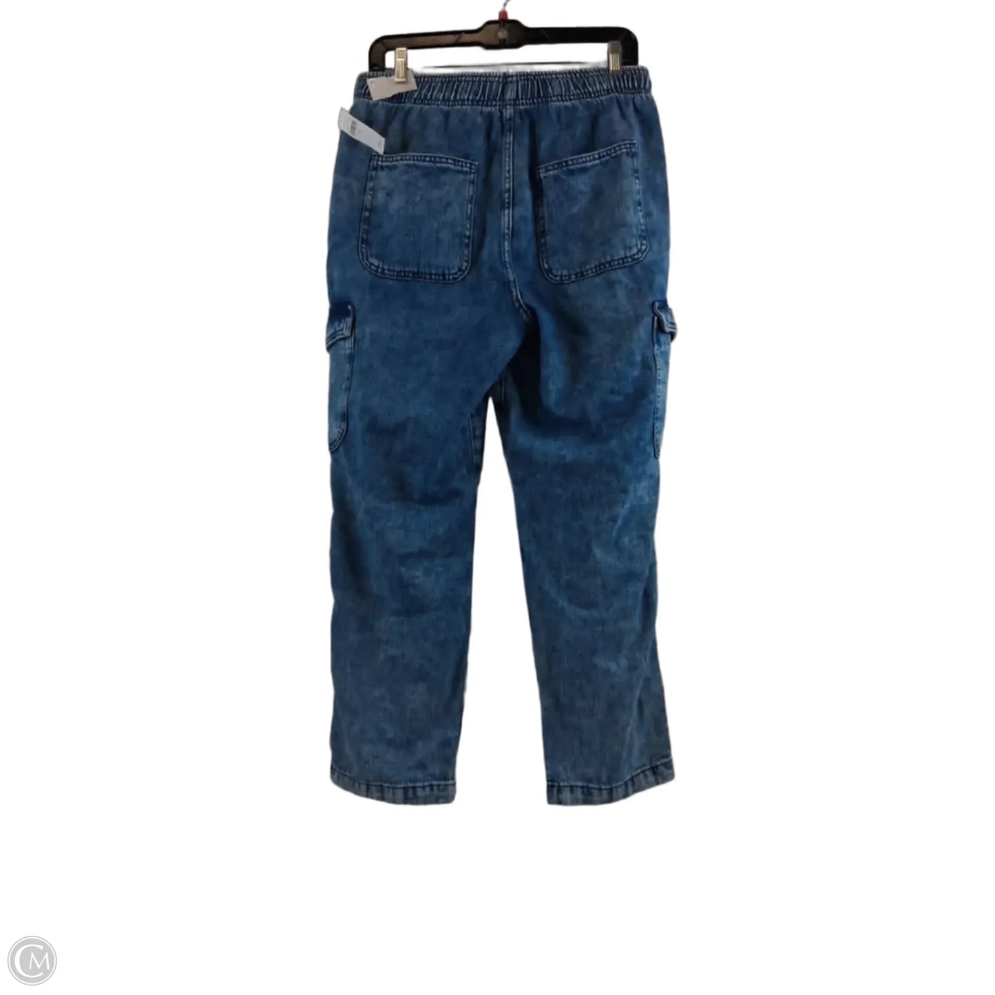 Jeans Straight By Gap In Blue Denim, Size: 4