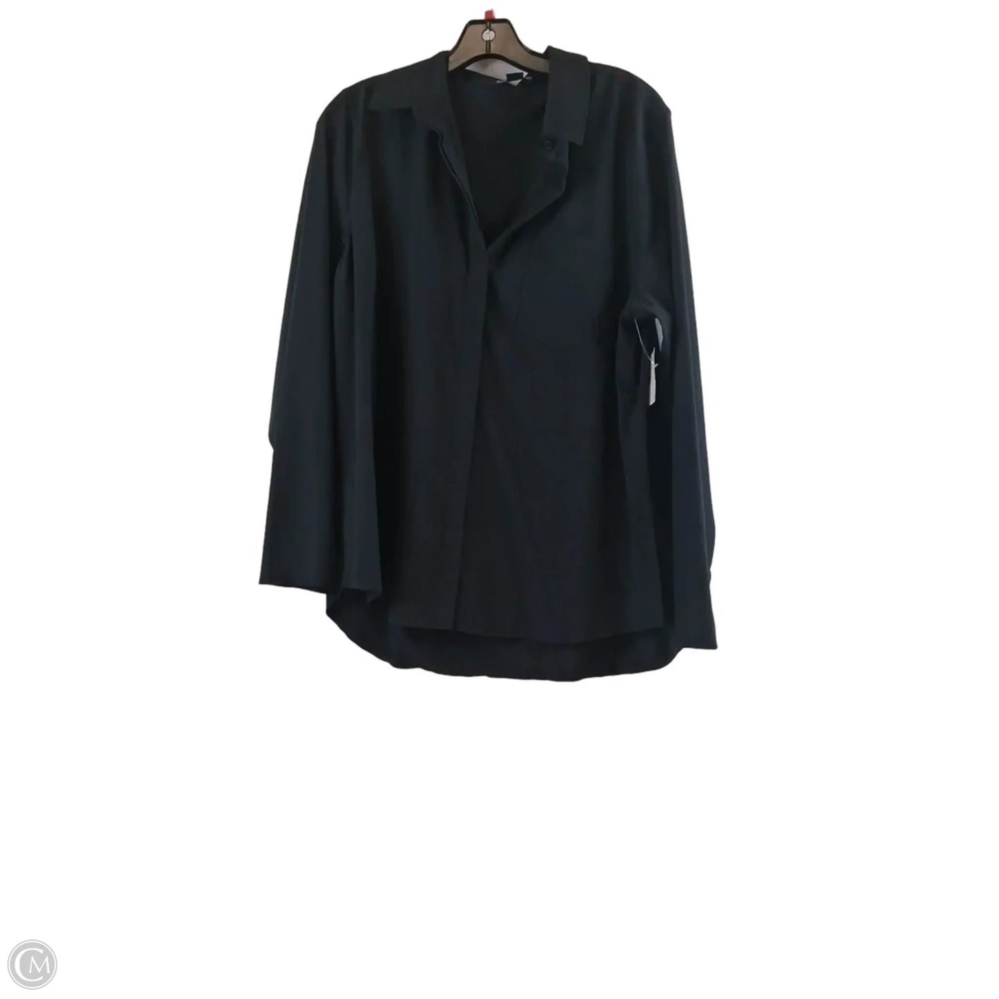 Top Long Sleeve Basic By Athleta In Black, Size: L