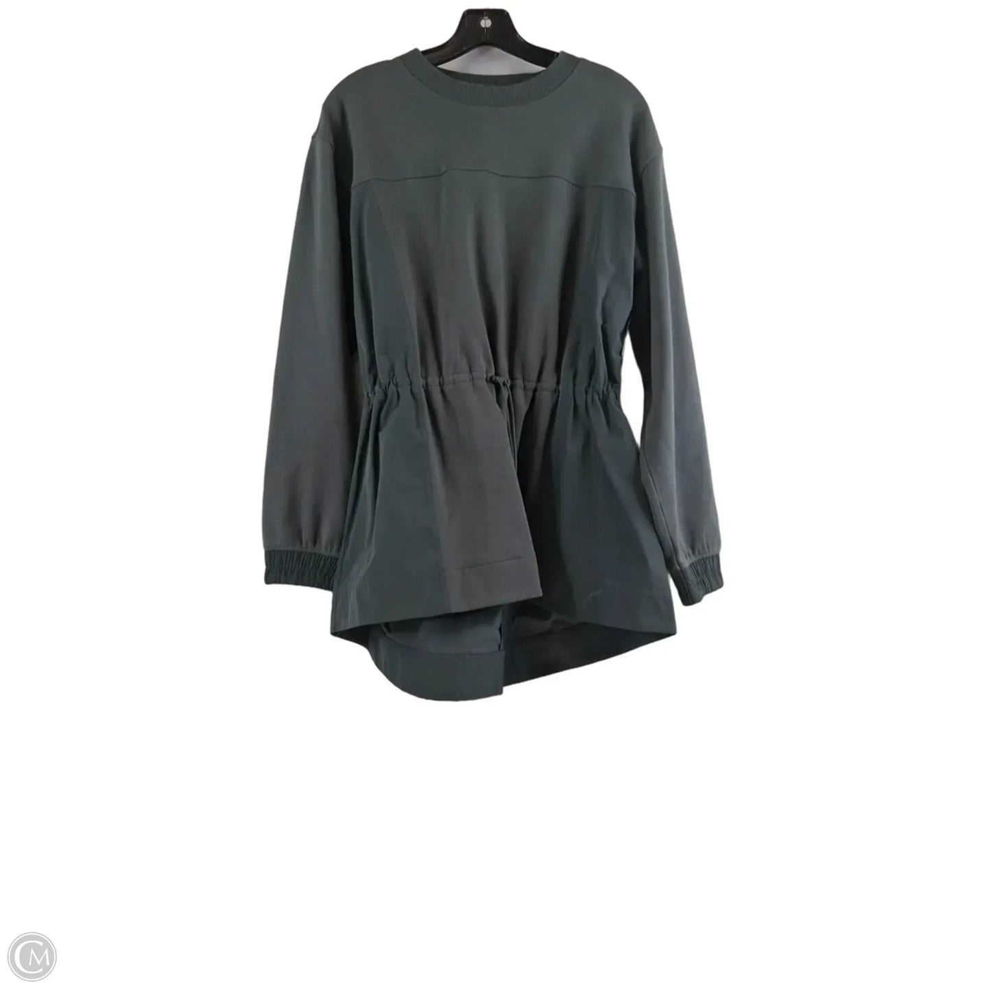Athletic Top Long Sleeve Crewneck By Athleta In Green, Size: M