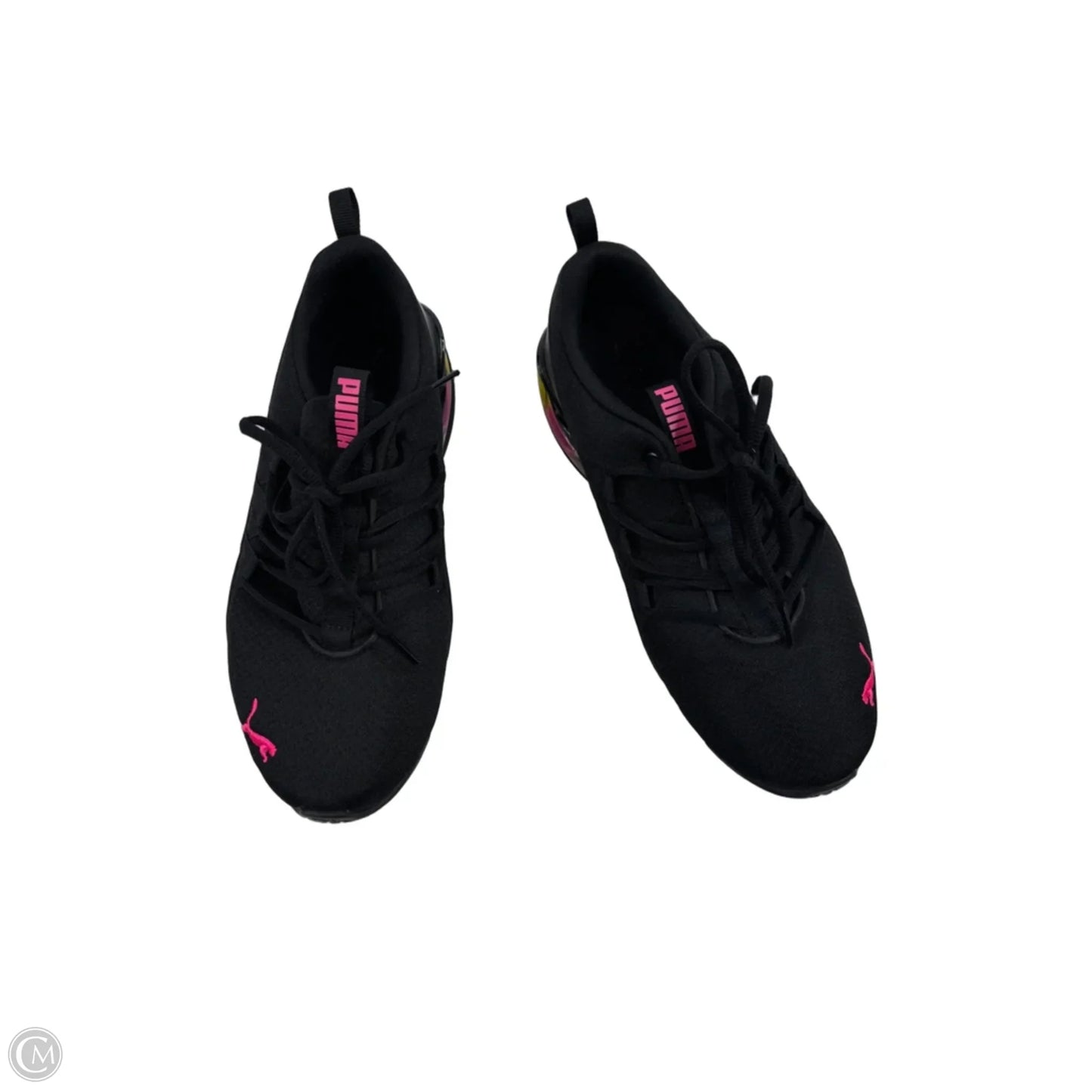 Shoes Athletic By Puma In Black & Pink, Size: 9