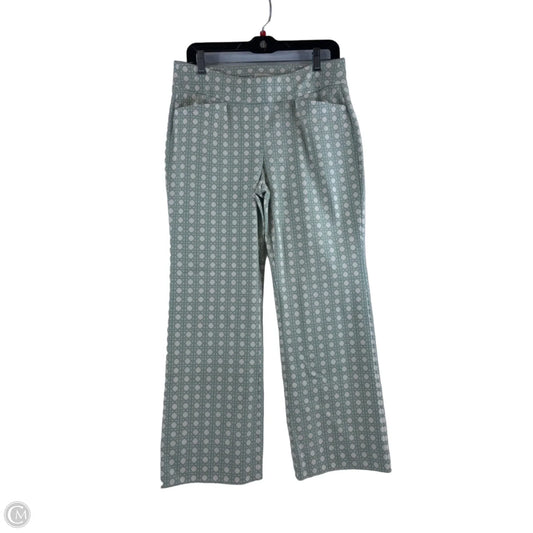 Pants Designer By Spartina In Cream & Green, Size: L