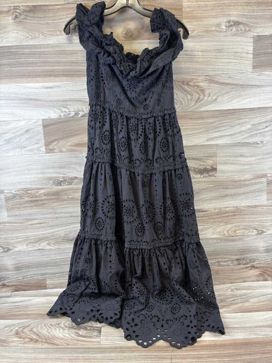 Dress Casual Midi By Zara In Black, Size: M