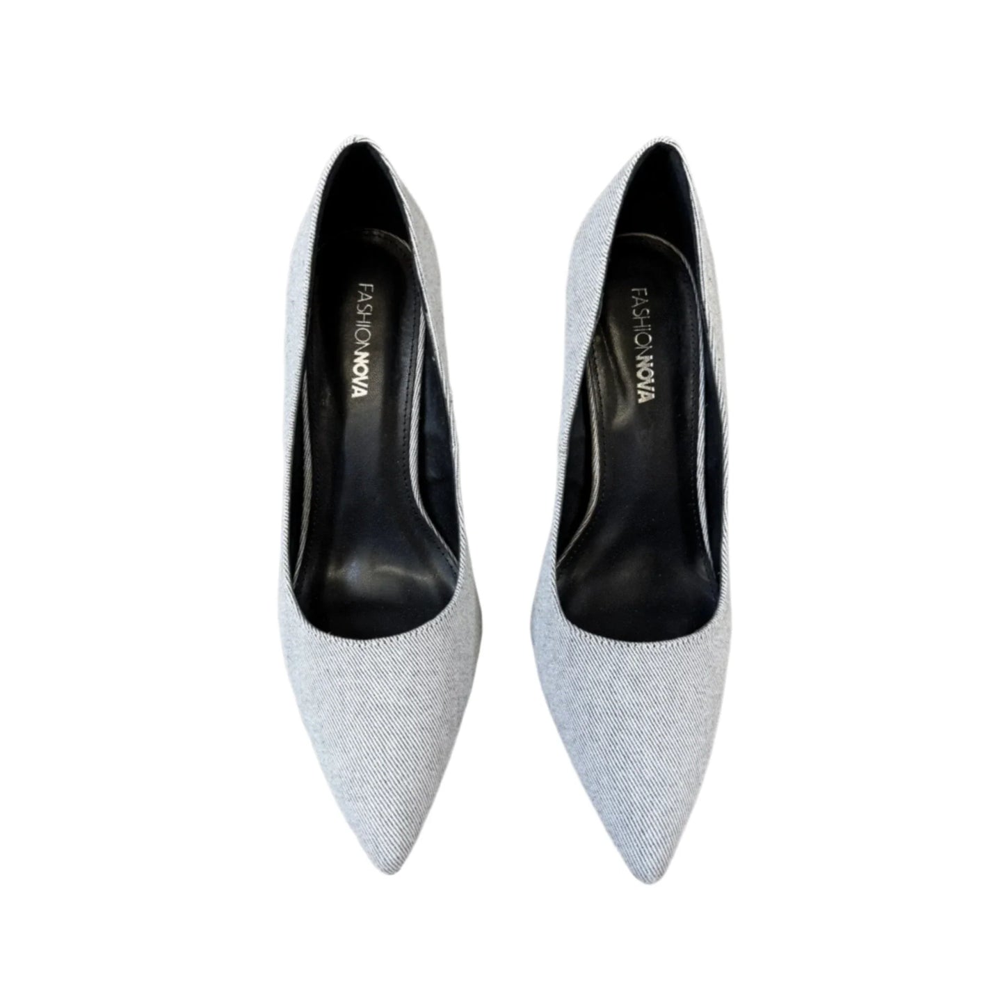 Shoes Heels Stiletto By Fashion Nova In Grey, Size: 8