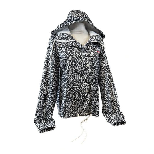 Jacket Windbreaker By Levis In Animal Print, Size: M