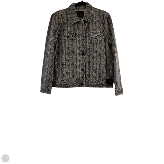 Jacket Denim By Blanknyc In Snakeskin Print, Size: M