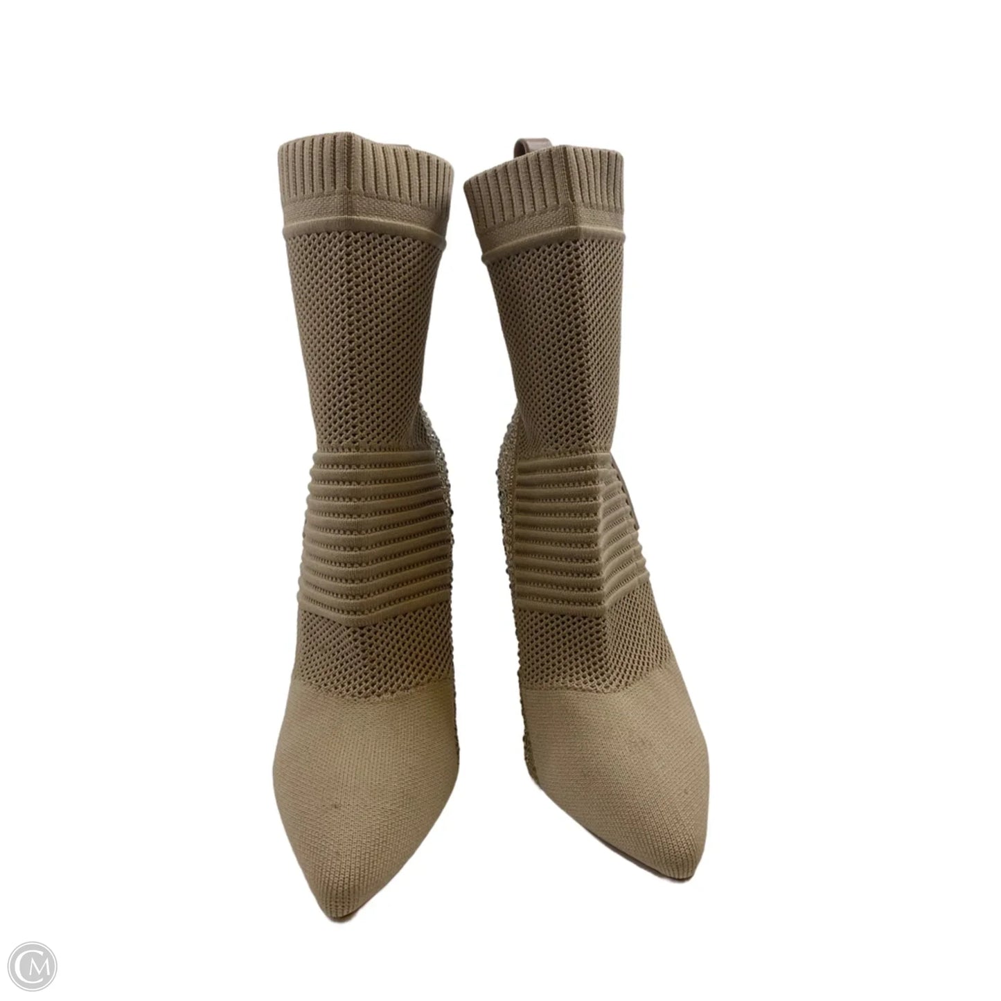 Boots Ankle Heels By Steve Madden In Beige, Size: 7.5