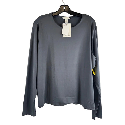 Top Long Sleeve Basic By H&m In Grey, Size: Xxl