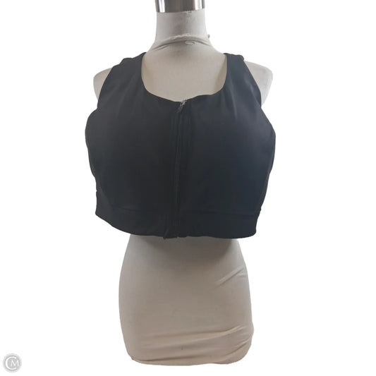 Athletic Bra By Tek Gear In Black, Size: 3x