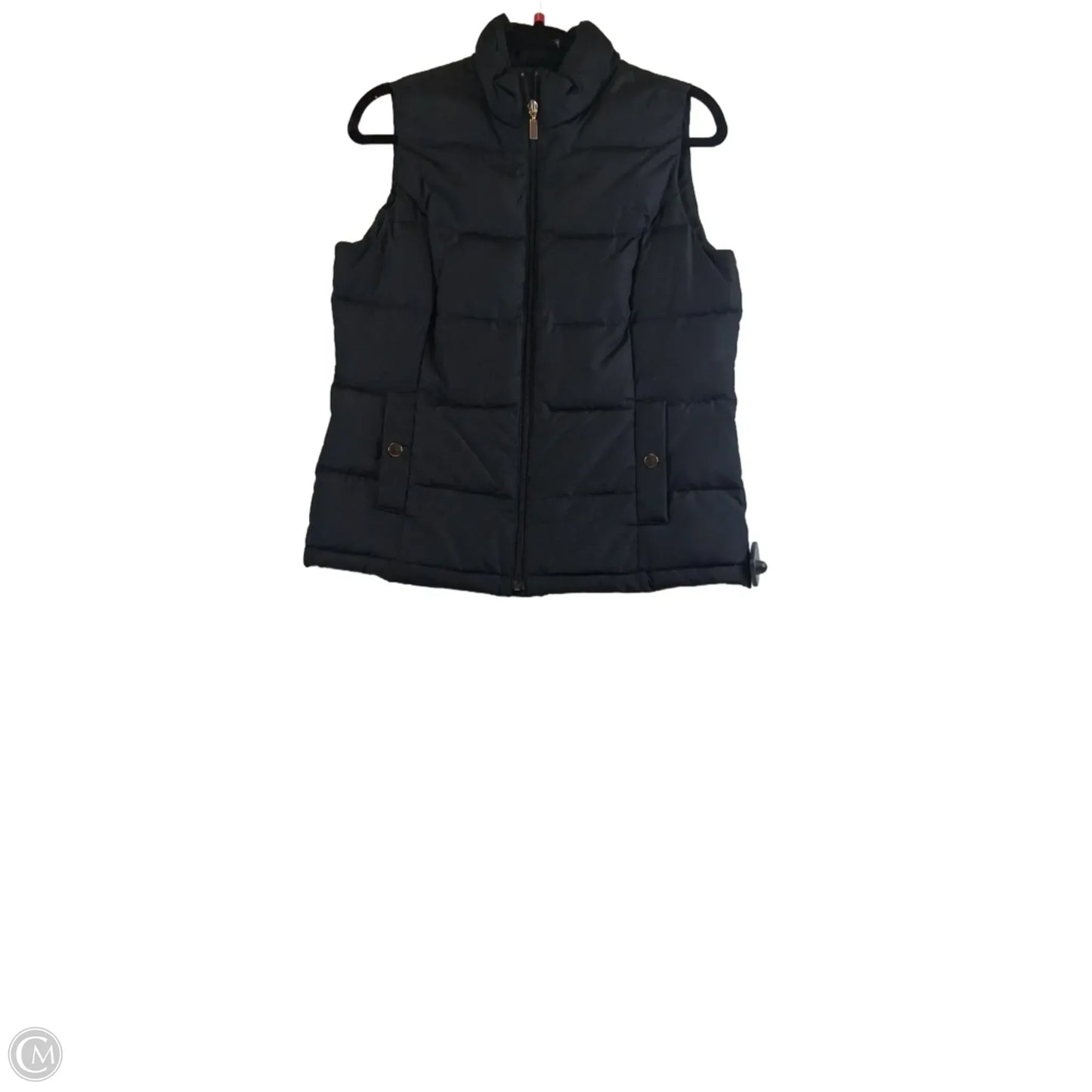 Vest Puffer & Quilted By Charter Club In Black, Size: Mp